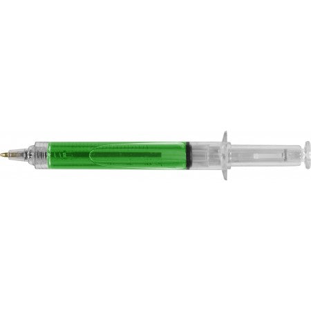Syringe ballpen, light green