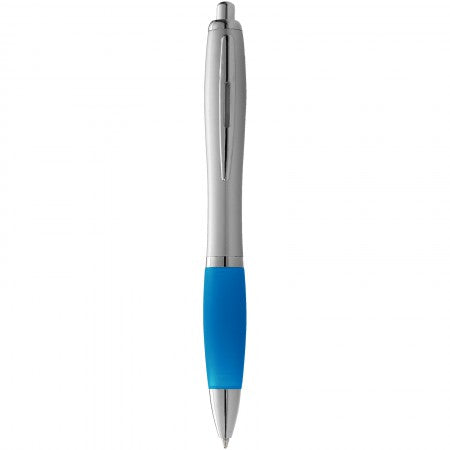 Nash ballpoint pen, grey, 14 x d: 1,3 cm