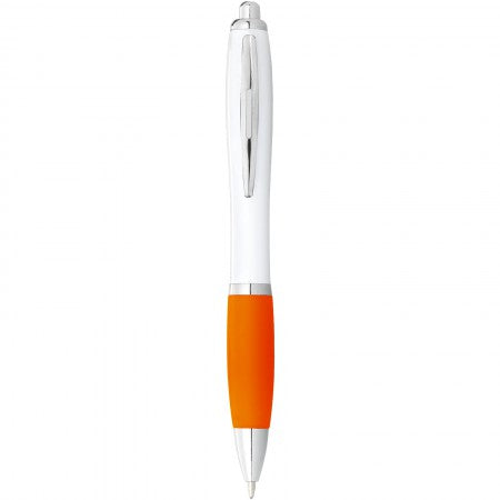 Nash Ballpoint pen, white, 14 x d: 1,3 cm