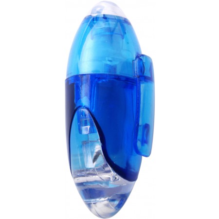Mini highlighter with clip, light blue
