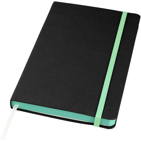 Frappé Fabric Notebook, solid black, 21 x 13 x 1,7 cm