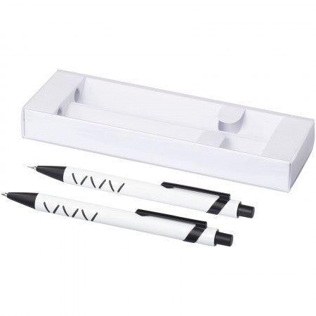 Jupiter Pen Set, white, 1,8 x 5,5 x 17,5 cm