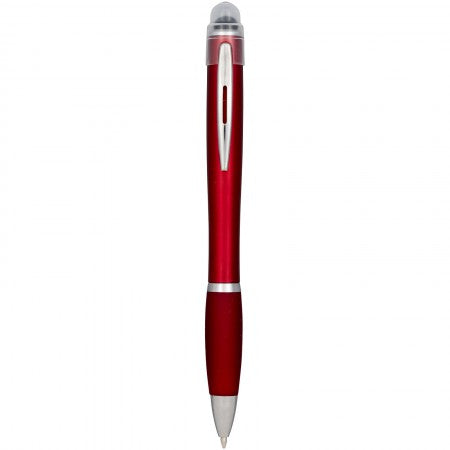 Nash light up pen coloured barrel and coloured grip, red