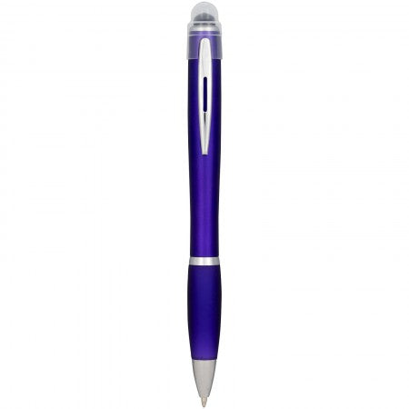 Nash light up pen coloured barrel and coloured grip, purple