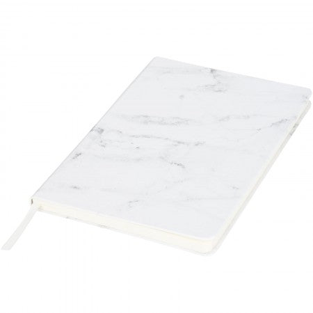 Marble look A5 notebook, White