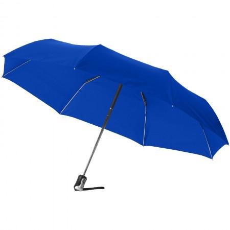 21.5" Alex 3-section auto open and close umbrella, blue, 28 - BRANIO
