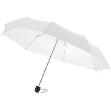 21,5'' Ida 3-section umbrella, white, 24 x d: 97 cm - BRANIO