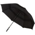 32" Bedford vented storm umbrella, solid black, 103 x d: 142 - BRANIO