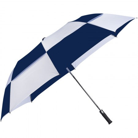 Norwich 30" 2- section auto open vented umbrella, blue, 56 x