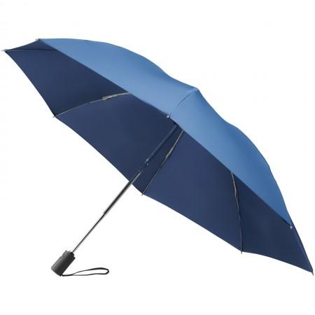 23" 3-section auto open reversible umbrella, Navy - BRANIO