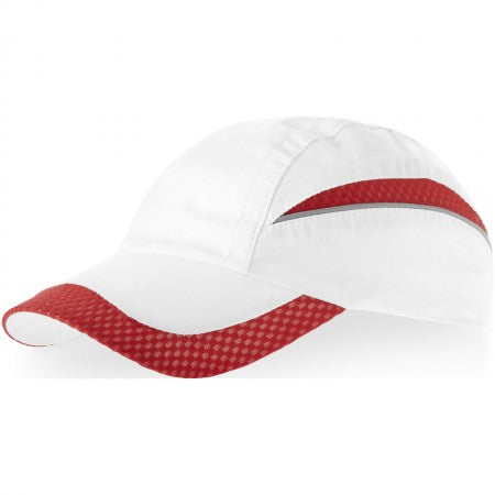 Qualifier 6p mesh cap, Red