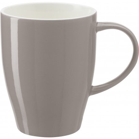 Solid coloured mug (370ml), grey