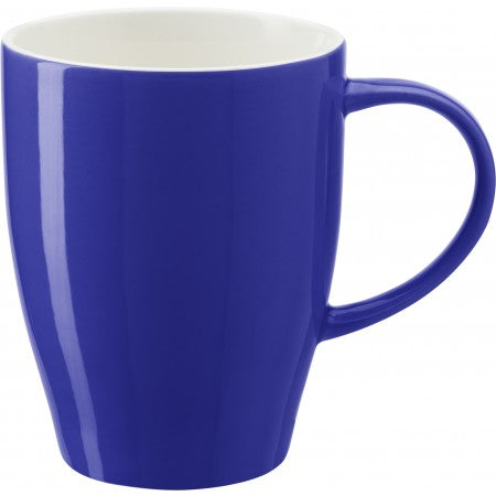 Solid coloured mug (370ml), blue
