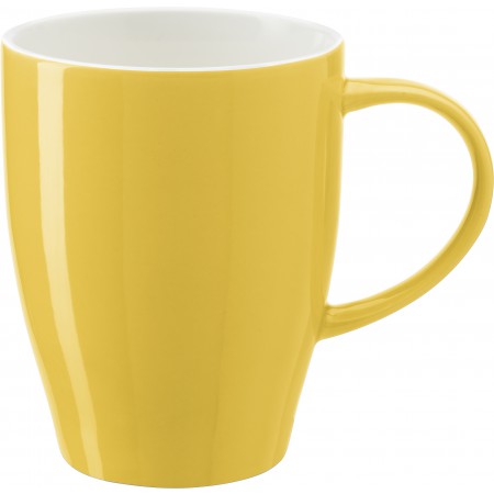 Solid coloured mug (370ml), yellow