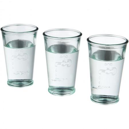 3 Water glasses, transparent, 12,7 x d: 8 cm - BRANIO