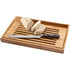 Bistro cutting board with bread knife, brown, 25 x 38 x 3,0