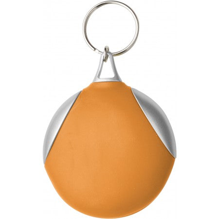 Key holder with fibre cloth, orange