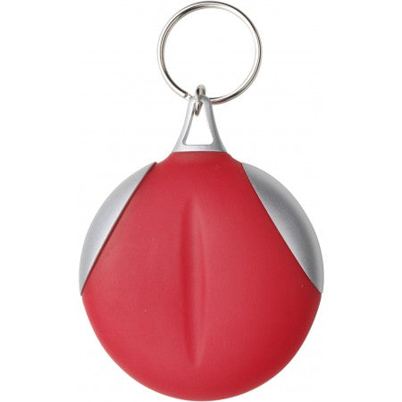 Key holder with fibre cloth, red