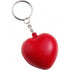 Anti stress heart, key holder, red