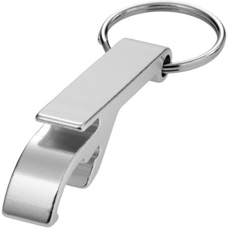 Tao alu bottle and can opener key chain, grey, 5,5 x 1 x 1,5