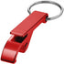 Tao alu bottle and can opener key chain, red, 5,5 x 1 x 1,5