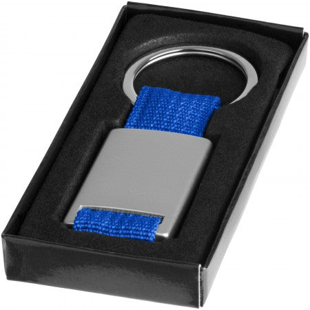 Alvaro key chain, grey, 9,1 x 3,5 x 0,4 cm