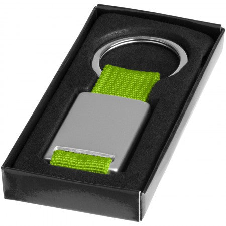 Alvaro key chain, grey, 9,3 x 3,5 x 0,5 cm
