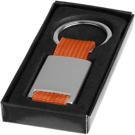 Alvaro key chain, grey, 9,1 x 3 x 0,4 cm