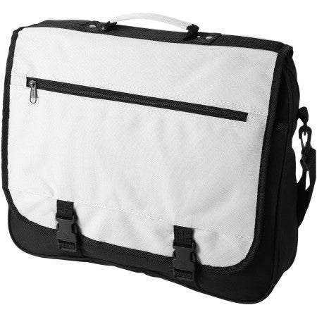 Anchorage conference bag, white, 40 x 10 x 33 cm