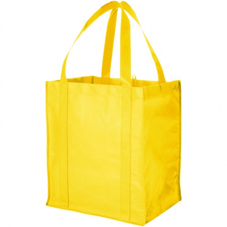 Liberty non woven grocery Tote, yellow, 33 x 25,4 x 36,8 cm