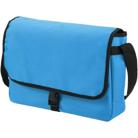 Omaha shoulder bag, blue, 34 x 8,5 x 25 cm