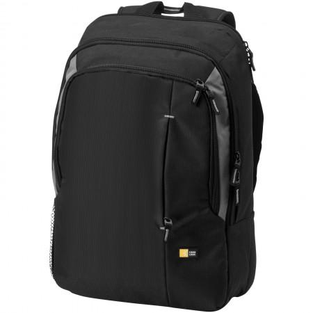 17" laptop backpack, solid black, 31 x 13 x 44 cm - BRANIO