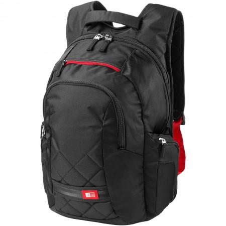 16" Laptop backpack, solid black, 40 x 19,5 x 47 cm - BRANIO