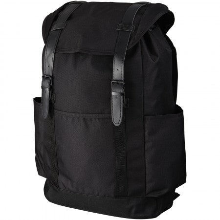Thomas 16? laptop backpack, solid black, 30 x 13 x 45 cm