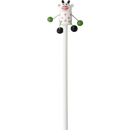 Unsharpened pencil with animal, custom/multicolor