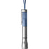 Ballpen with LED torch, light blue