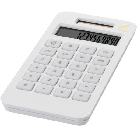 Summa pocket calculator, white, 12 x 6,2 x 0,9 cm
