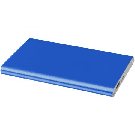 Pep 4000 mAh Aluminium Power Bank, blue, 10,9 x 6,8 x 0,9 cm