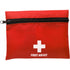First aid kit in nylon pouch, red