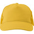 Cotton twill and plastic cap, yellow