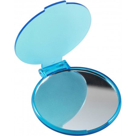 Single pocket mirror, light blue