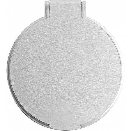 Single pocket mirror, silver