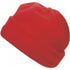 Polyester fleece beanie., red