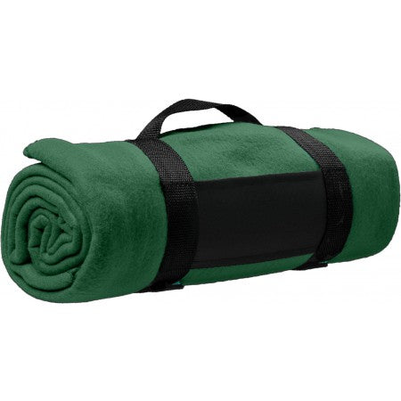 Fleece blanket, green