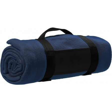 Fleece blanket, blue