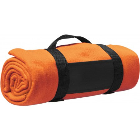 Fleece blanket, orange