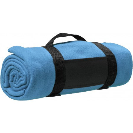 Fleece blanket, light blue