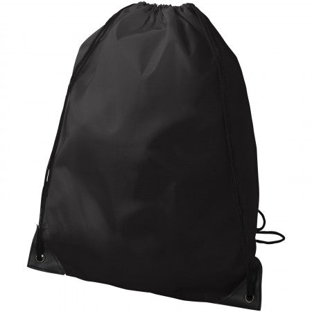 Oriole premium rucksack, solid black, 44 x 33 cm