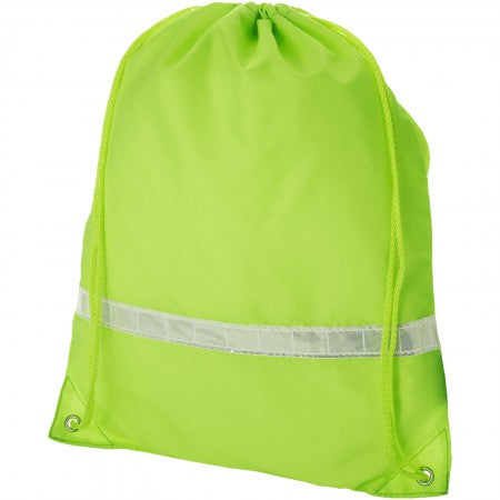 Premium rucksack reflective, yellow, 34 x 42 cm