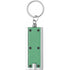 Key holder with a light, green